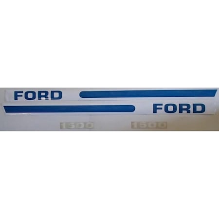 Aftermarket Hood Decal Set Fits FordNew Holland Compact Tractor Model 1500 F1500